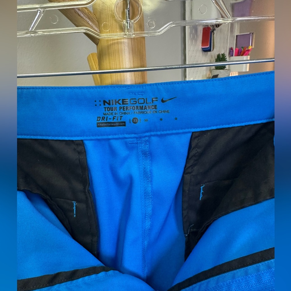 Nike Men's Athletic Shorts - Blue - Picture 3 of 4